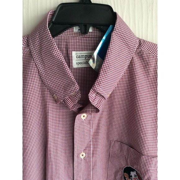 NWT Florida State Seminole Oxford Shirt, Mens Size L, Campus Specialties - Picture 5 of 8